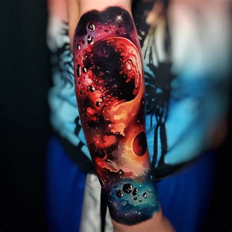 Bright cosmic tattoos by Tyler Malek | iNKPPL