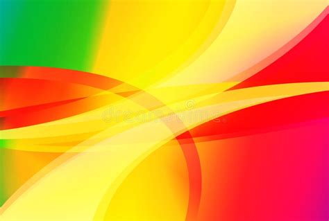 Wavy Red Yellow and Green Gradient Background Beautiful Elegant Illustration Stock Vector ...