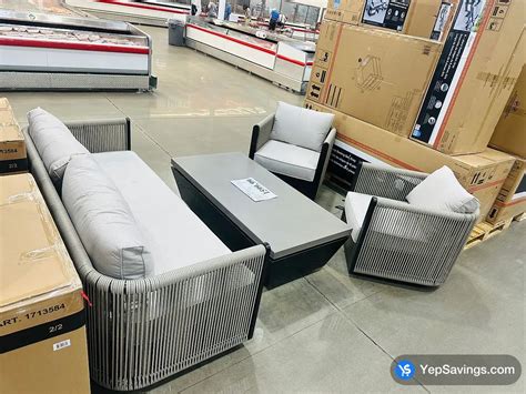 GRAND LEISURE VEGA 4PC SEATING SET 2 BOXES at Costco 91 St NW Edmonton