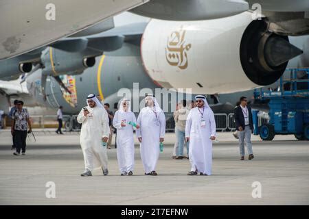 DUBAI, UAE, 15th November 2023. Scenes from Day 3 of the 2023 Dubai Airshow. The event was held ...