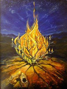 Moses and the burning bush | Burning bush, Prophetic art, Biblical art