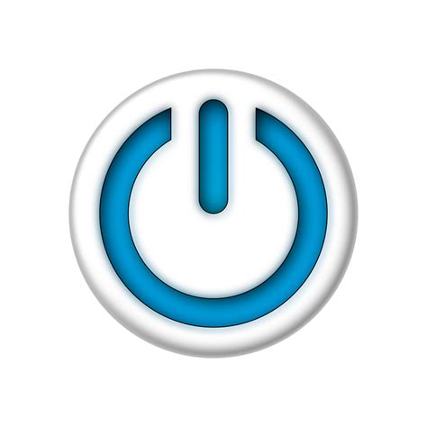 Power Button Blue · Free vector graphic on Pixabay