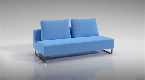 Blue Futuristic Sofa 3D Model- CGTrader.com