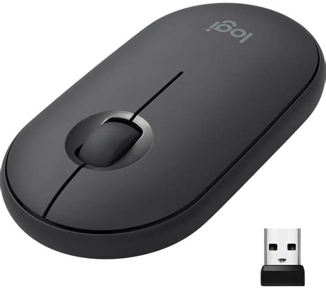 LOGITECH Pebble M350 Wireless Optical Mouse - Black Fast Delivery | Currysie