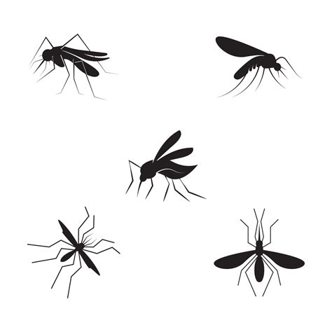 Mosquito icon vector insert mosquito flat illustration icon 8151080 Vector Art at Vecteezy