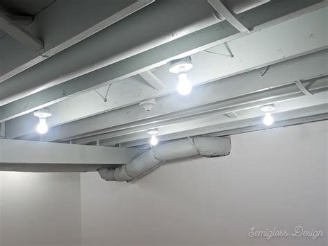 The Ultimate Guide for Unfinished Basement Lighting - Semigloss Design