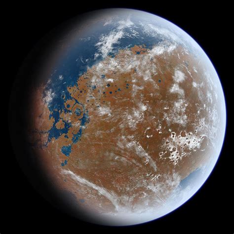 The greenhouse effect did not allow the ocean of Mars to freeze