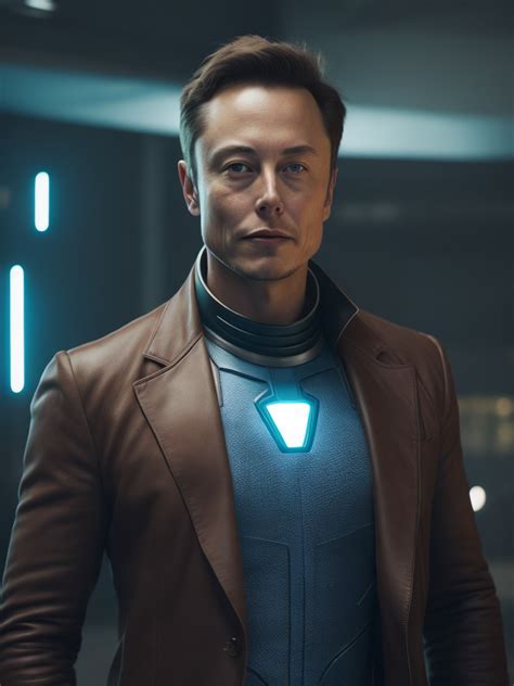 Premium Free ai Images | elon musk in the iron man suit from the marvel ...