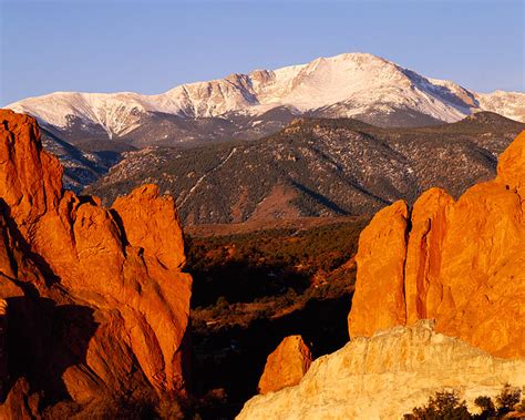 Pikes Peak View from Garden of the Gods | Colorado Springs, CO | Thomas Mangan Photography - The ...