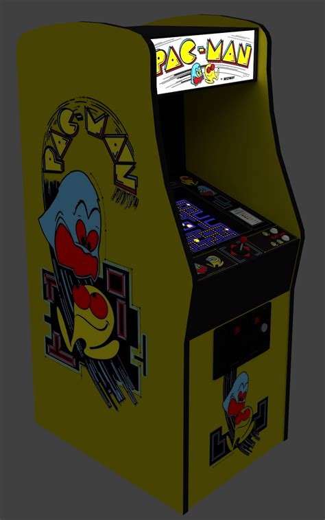 Original Pac-Man Arcade Cabinet : r/blender