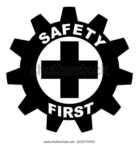 Safety First Icon Simple Illustration Healthcare Stock Vector (Royalty ...