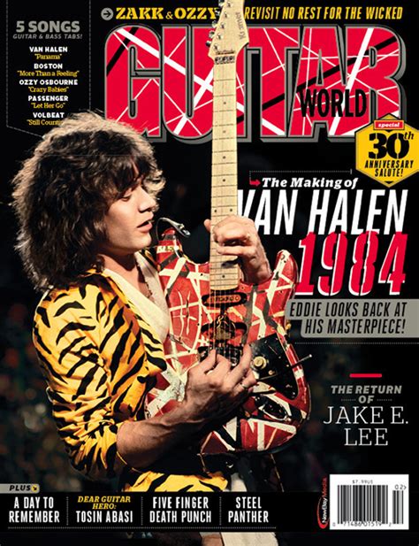 Photo Gallery: Eddie Van Halen Guitar World Covers Throughout the Years ...