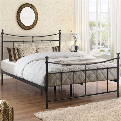 Emily Black Metal Bed Frame - 4ft6 Double