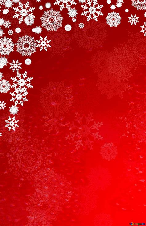 Red Christmas card background №137566