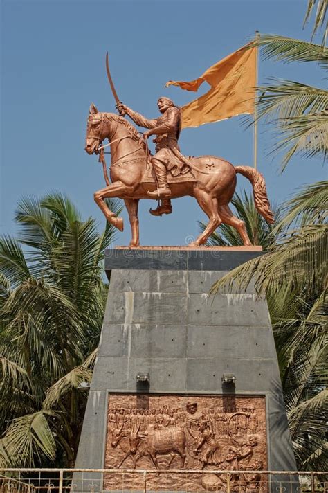 Shivaji Statue, Public Garden, Dahisar, Mumbai, Editorial Stock Image ...