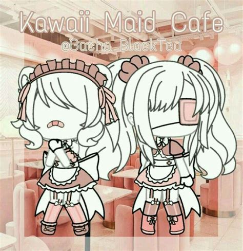 Kawai Maid Cafe | Anime drawing styles, Drawing anime clothes, Cute ...