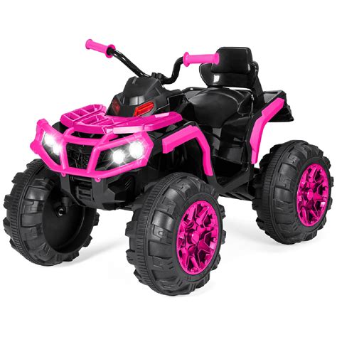 Best Choice 12V Kids Ride-On ATV Quad w/ Bluetooth, 3.7mph, LED Lights ...