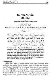 [PDF] Tafsir Maariful Quran Surah 95 ﴾التين﴿ At-Teen (English) : Mufti ...