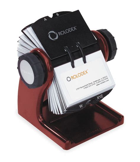 ROLODEX Rotary Card File, 400 Ct, Wood - 2NRR7|1734242 - Grainger