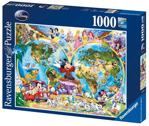 Disney World Map 1000 PC Jigsaw Puzzle - PUZZLE PALACE