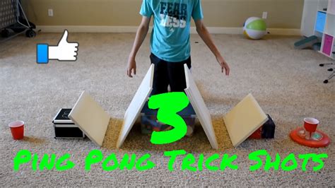 Ping Pong Trick Shots 3 - YouTube