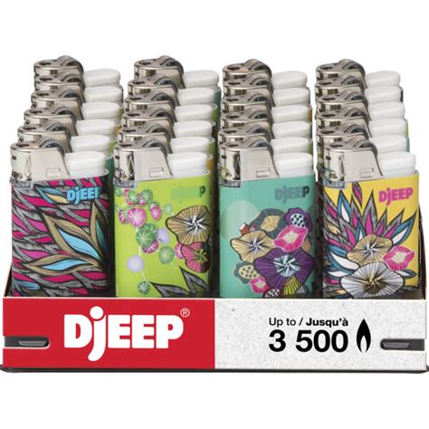 DJV – (Vibrant) Djeep Lighters (24ct.) | Phoenix Wholesale, INC