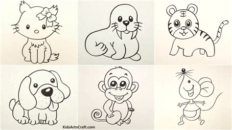 Simple Drawing Ideas For 5-Year-Old Kids - Kids Art & Craft