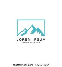 Mountain Logo Template Stock Vector (Royalty Free) 1221943264 ...