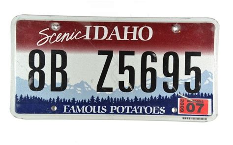 Idaho license plate