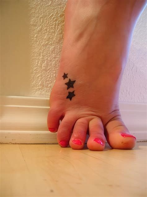 Picture Of three star tattoo