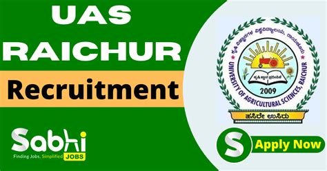 UAS Raichur Recruitment 2024 | Career @ Uasraichur.edu.in