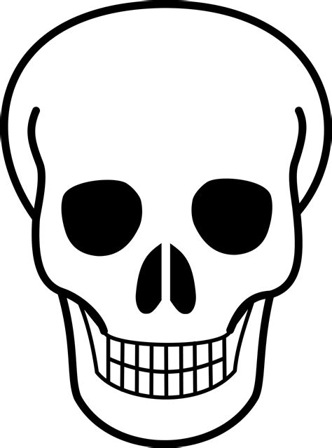 Open - Skull Clipart Transparent Background - Png Download - Full Size Clipart (#7158) - PinClipart