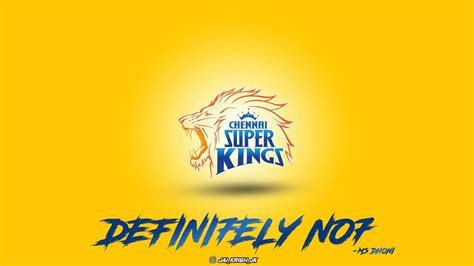 Csk Logo With Dhoni Hd