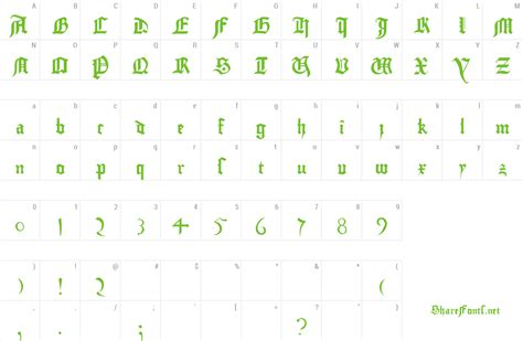 Download Free Font Gutenberg