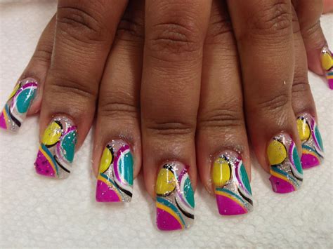 Art Deco Delight, nail art designs by Top Nails, Clarksville TN. | Top ...