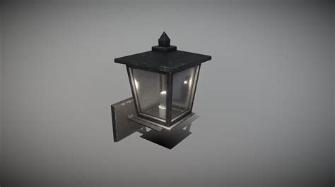 Wall Lamp - Download Free 3D model by Thunder (@thunderpwn) [f3fab17] - Sketchfab