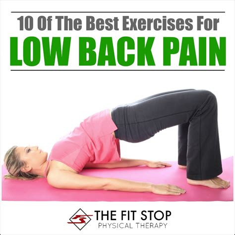 Exercises to Decrease Back Pain | Fit Stop Physical Therapy