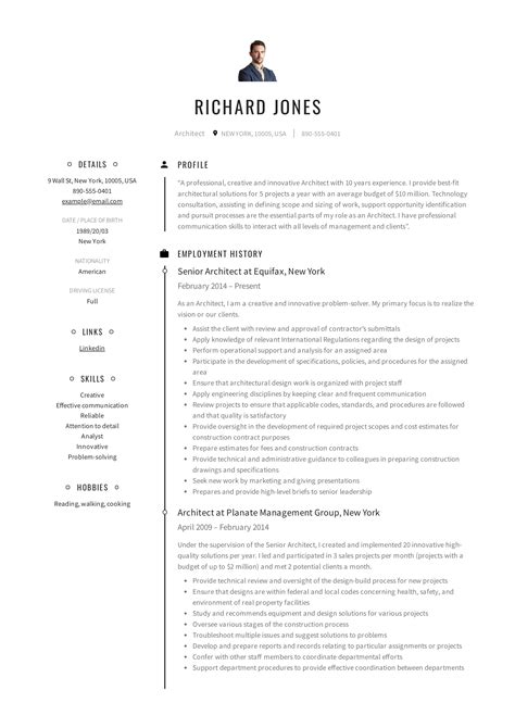 19 Architect Resume Examples | PDF & Word