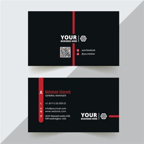 Premium PSD | Professional Business Card Template