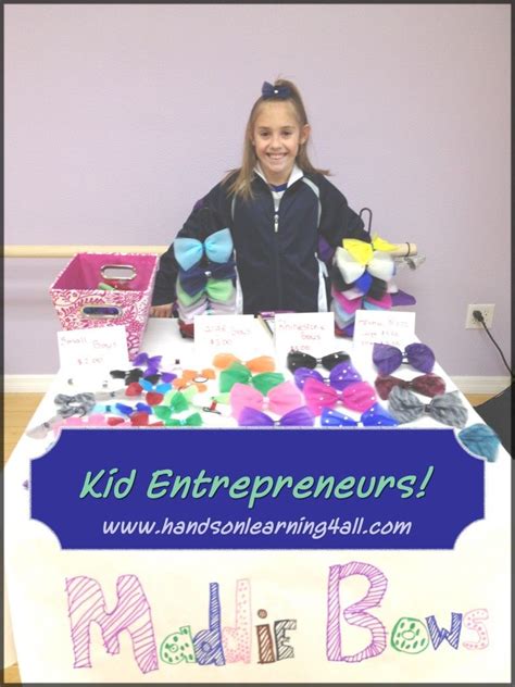 Entrepreneur Ideas Kids