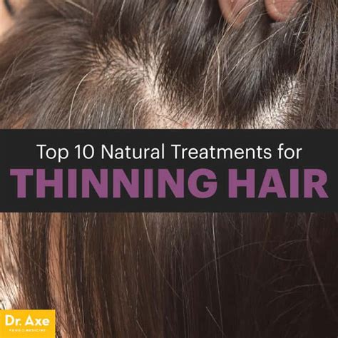 Top 10 Natural Treatments for Thinning Hair - Dr. Axe