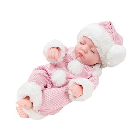 Tuscom 11 Inch Soft Reborn Baby Dolls Lifelike Sleeping Real Baby Dolls ...