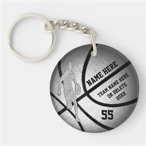 Cool Personalized Basketball Team Gifts for Boys Keychain | Zazzle.com