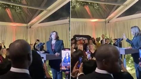 Watch: VP Harris Loses It After Dem Lawmaker Shouts Over Her During Speech - Truth Press