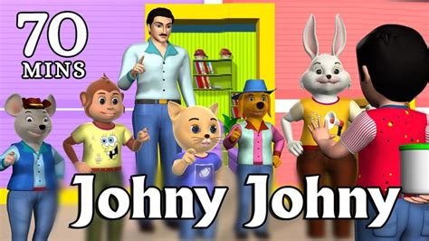 Johny Johny Yes Papa Nursery Rhyme - Kids' Songs - 3D Animation English Rhymes For Children