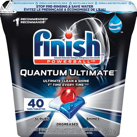 Finish® Quantum Ultimate™ Dishwasher Tablets | Finish® CA