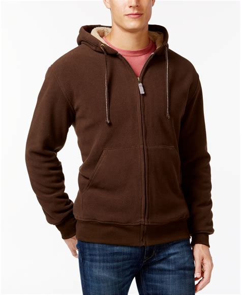 Lyst - Weatherproof Vintage Sherpa Fleece Hoodie in Brown for Men