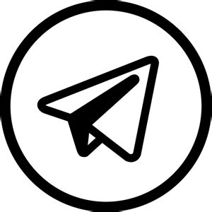 Telegram (Minimal) Logo Vector (.AI) Free Download