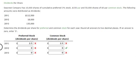 [Solved] I need help calculating the proffered and common stock values ...