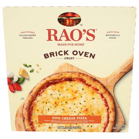 Rao's 5-Cheese Brick Oven Crust Pizza (19 oz) Delivery or Pickup Near Me - Instacart